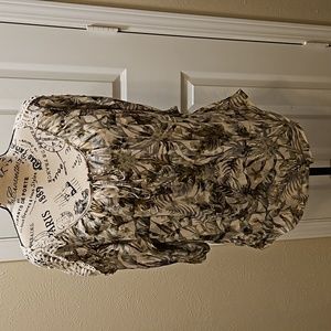 Once & Again women's large blouse 0490